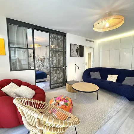 Riviera - Terrasse Loft De La Providence - Vieille - Esprit Loft En 2 Pices Ac アパート ニース